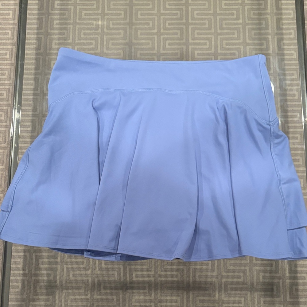 Light Blue Pleated Skort (tennis skirt)